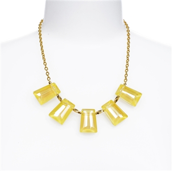 Kylie Necklace - Yellow