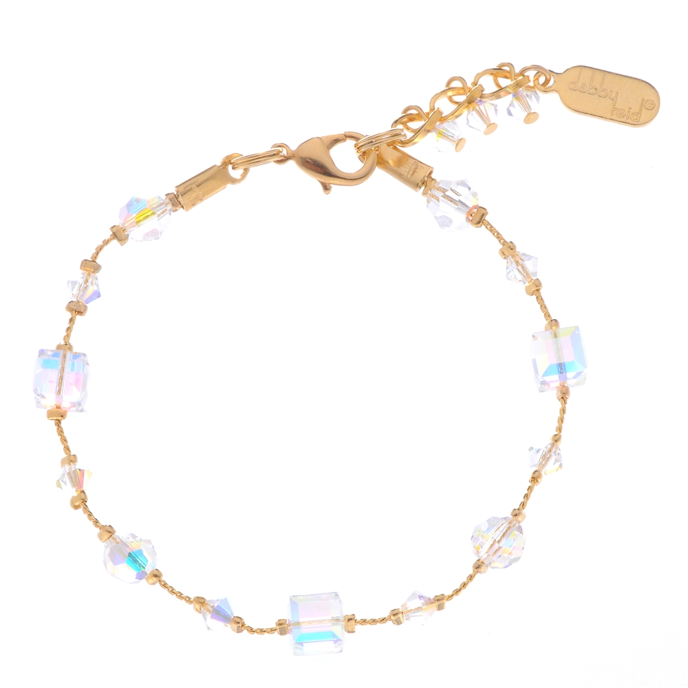 Celine Gold Crystal Bracelet – Beautiful Earth Boutique
